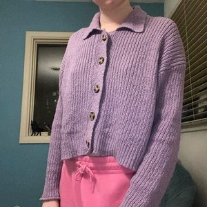 Small Forever 21 Purple Cardigan